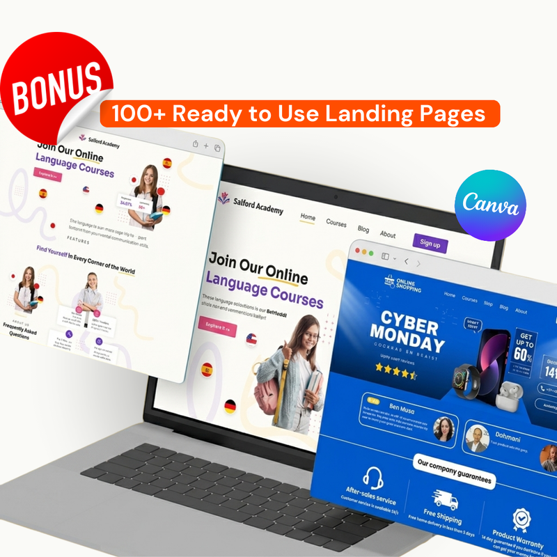 Ready-to-Use Landing Pages